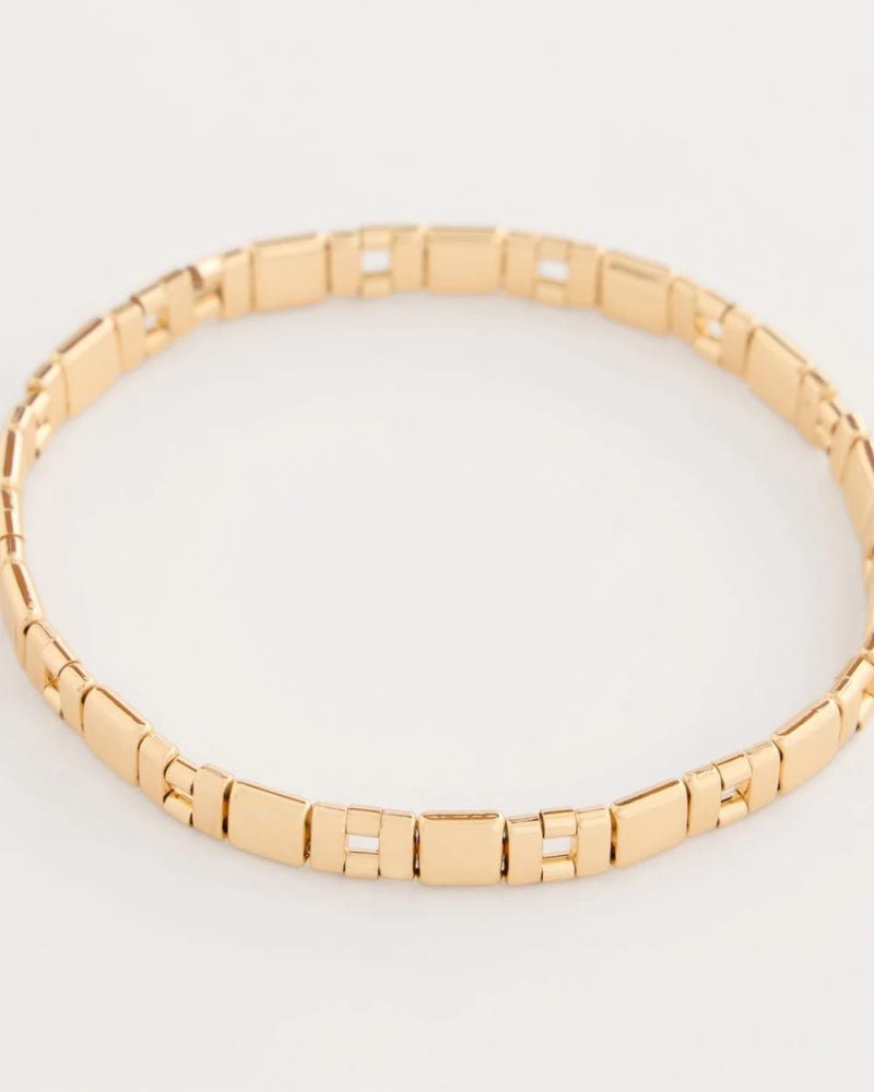 Chicos Glam Slice Stretch Bracelet - GOLD