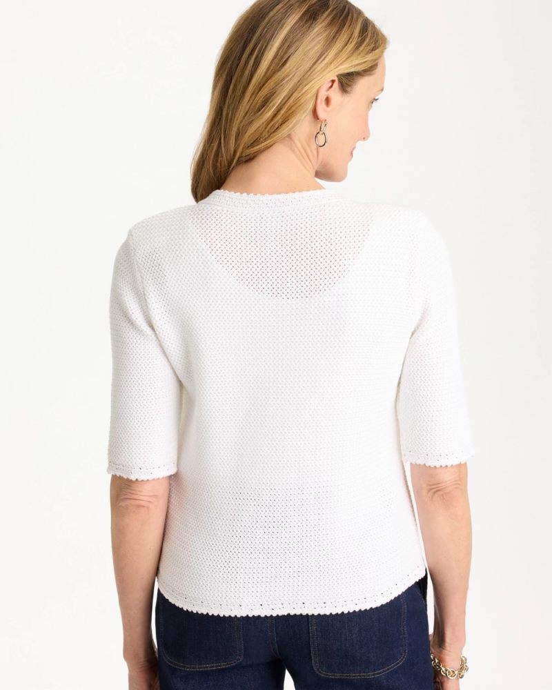 Chicos Lady Jacket - ALABASTER