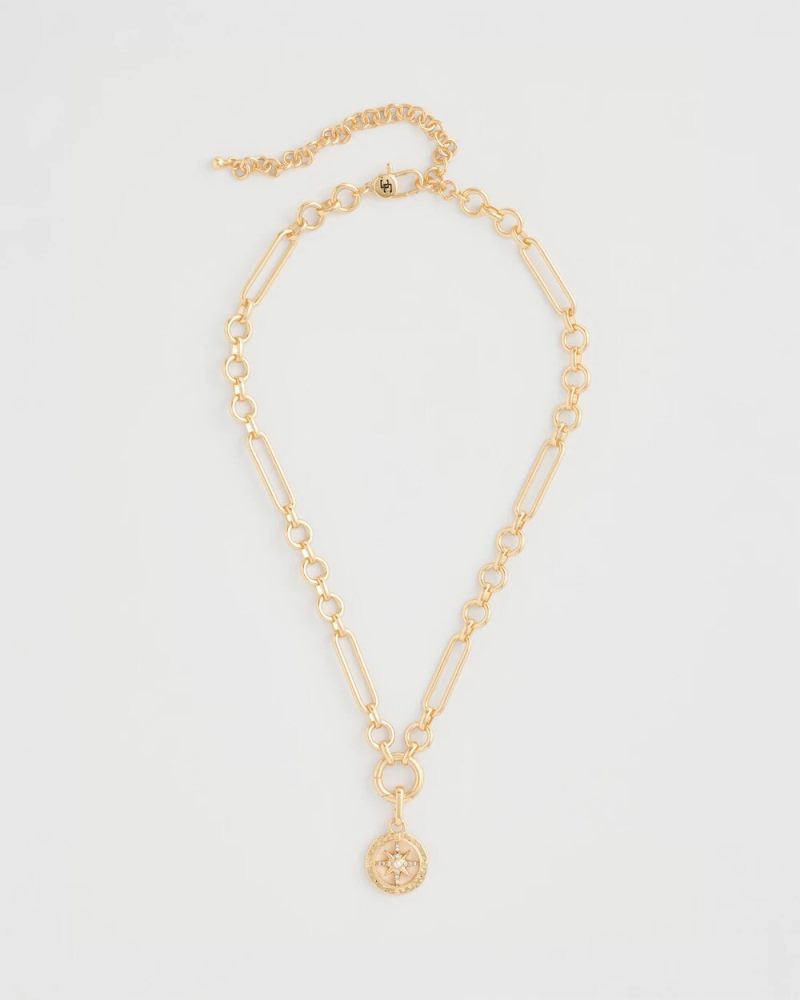 Chicos Compass Charm - GOLD