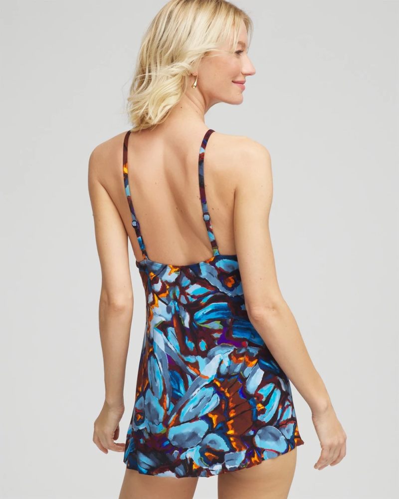 Chicos Magicsuit® Monarch Parker Convertible One Piece - MULTI
