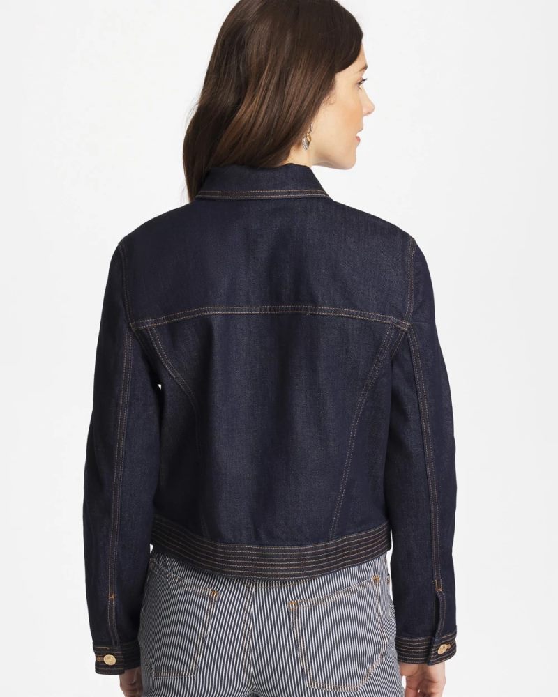 Chicos Denim Trucker Jacket - CEDAR RINSE