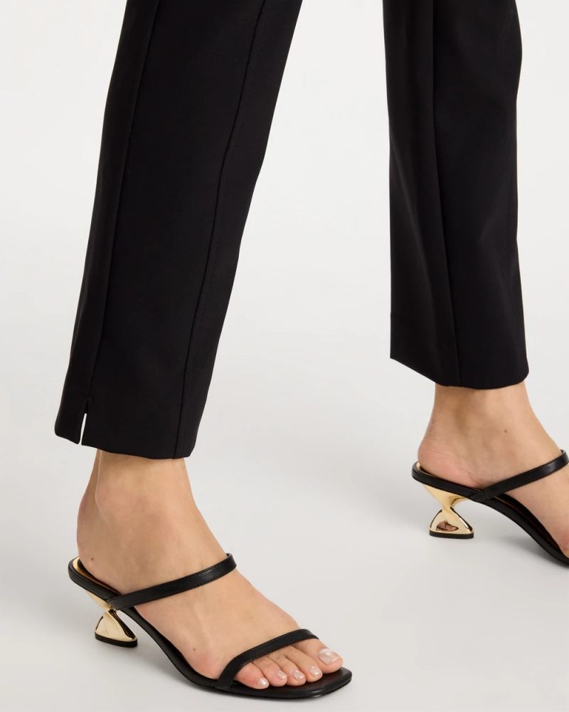 Chicos Petite Juliet Bi-Stretch Slim Ankle Pants - BLACK