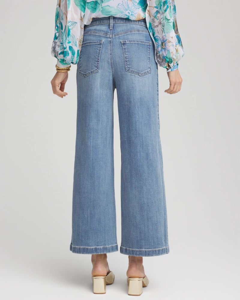 Chicos So Slimming® Wide Cropped Jeans - BARCELONA INDIGO