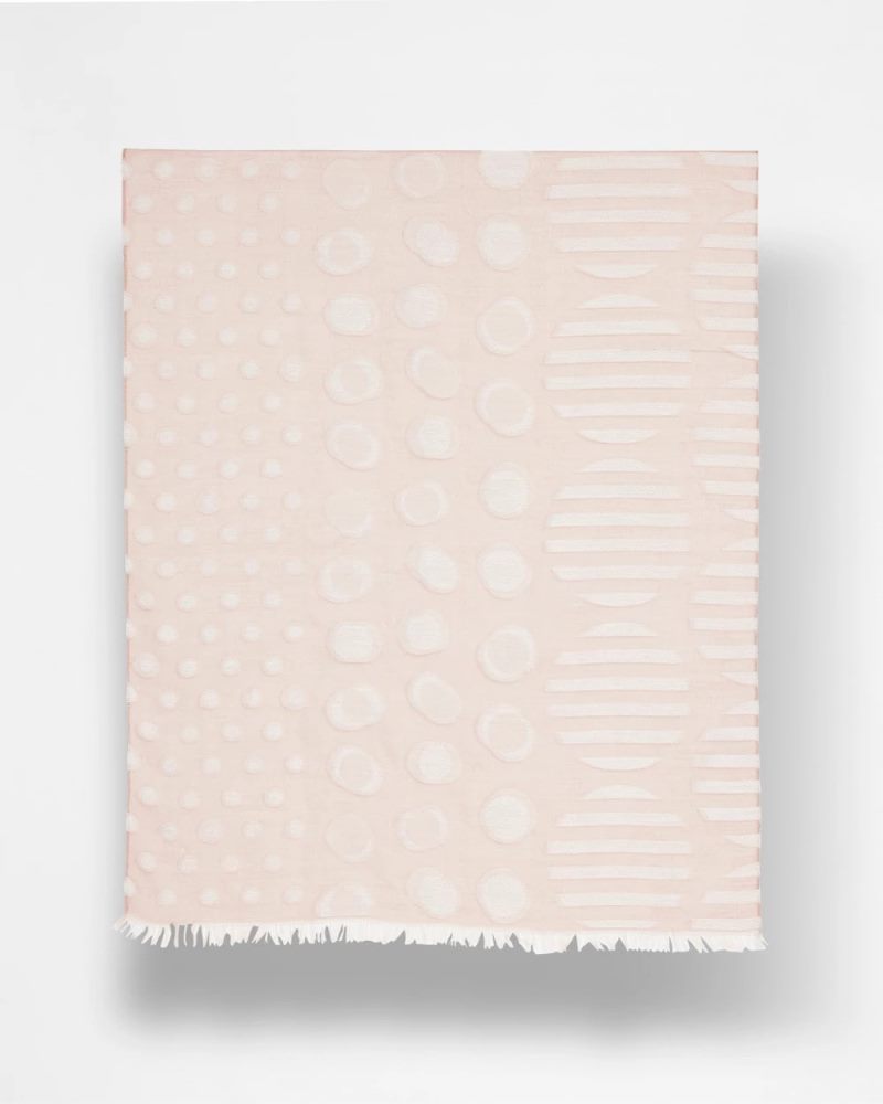 Chicos Neutral Polka Dot Oblong Scarf - NEUTRAL