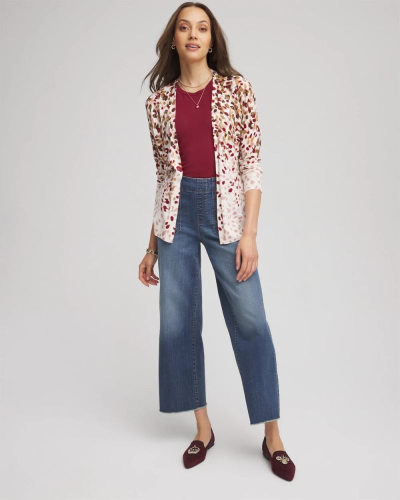 Chicos Elbow Sleeve Tee - RUSSET RED