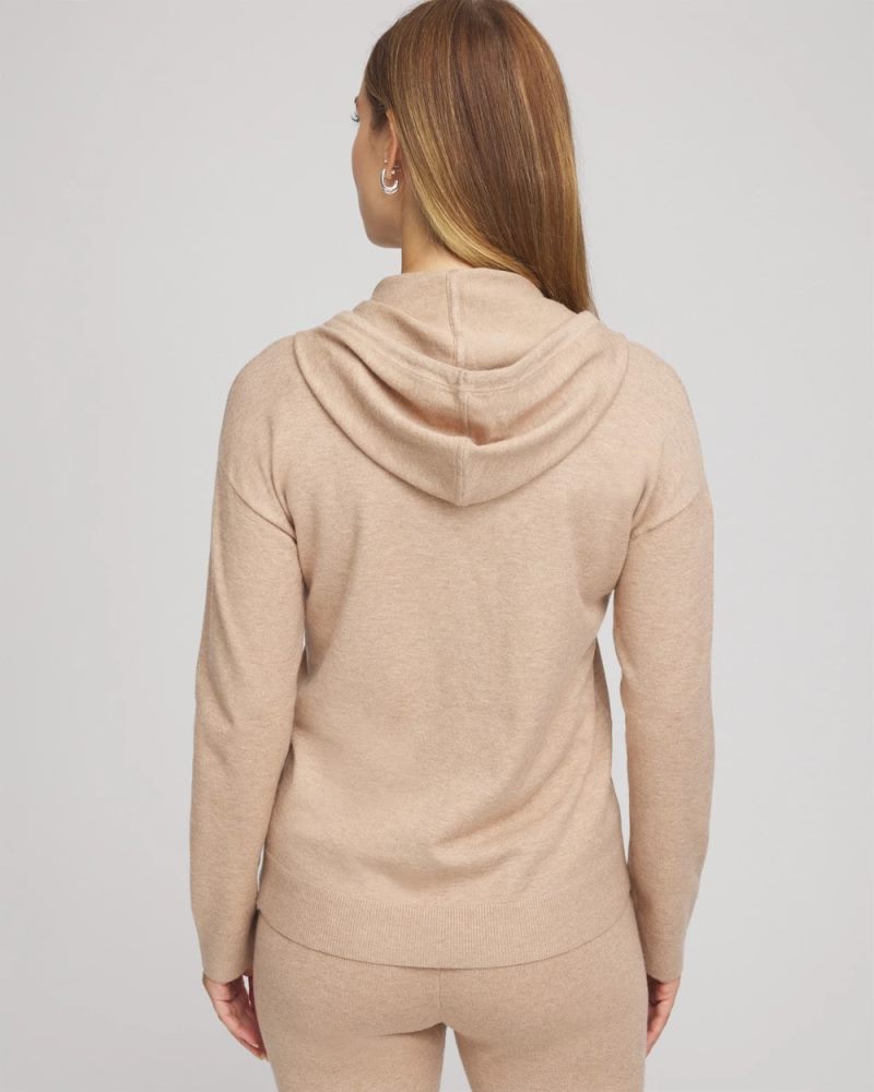 Chicos Zenergy® Luxe Embroidered Pullover Sweater - CHAMPAGNE FIZZ