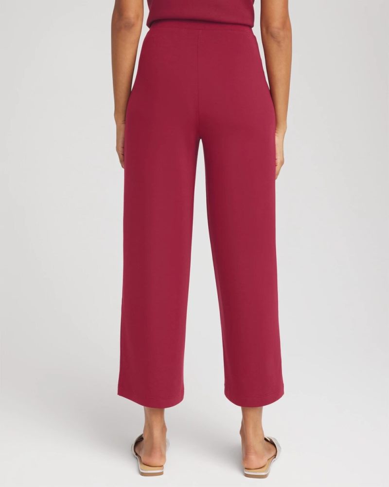 Chicos Zenergy® Cropped Pants - RUSSET RED