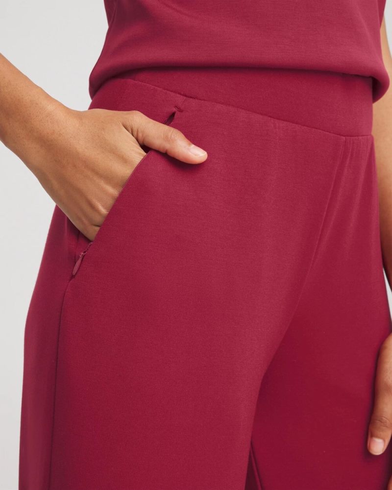 Chicos Zenergy® Cropped Pants - RUSSET RED