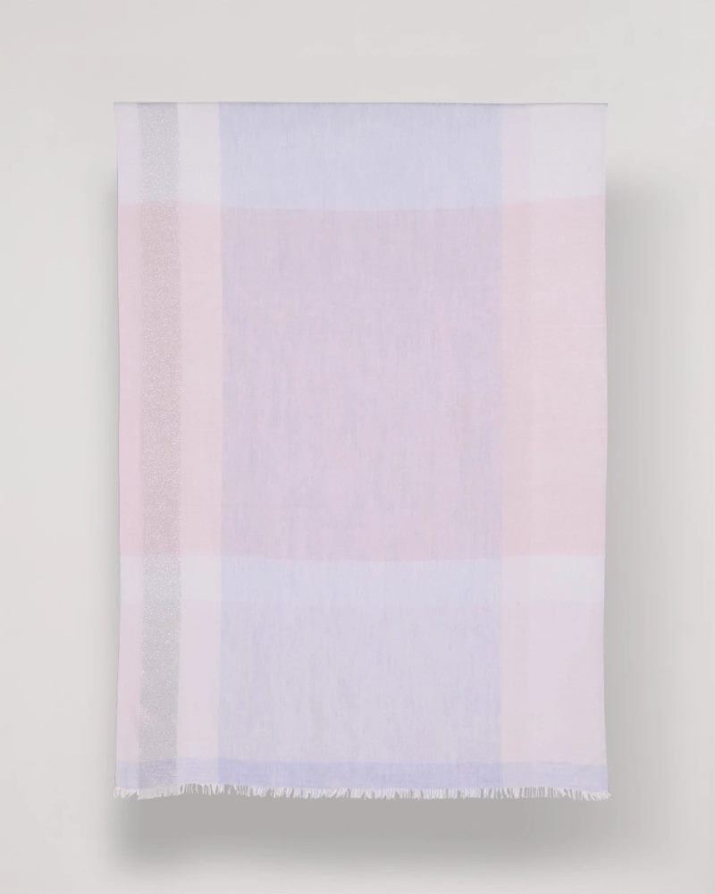 Chicos Cashmere Blend Oblong Scarf - LAVENDER