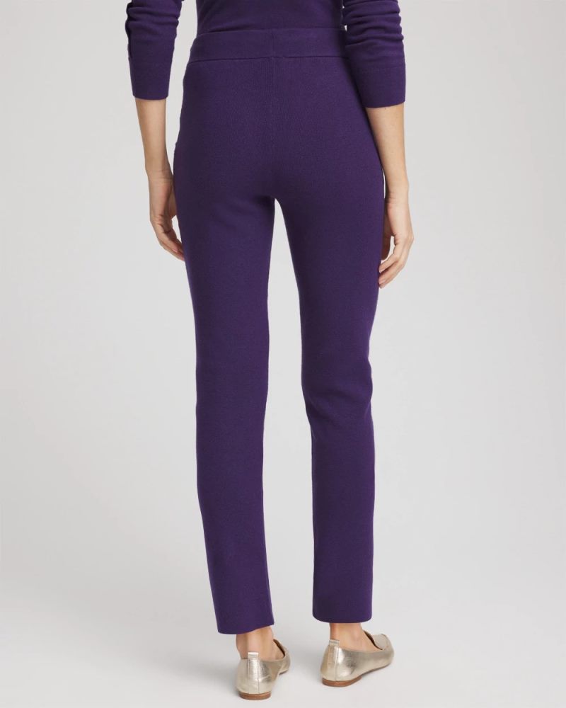 Chicos Zenergy® Luxe Tapered Ankle Pants - PURPLE ELIXIR