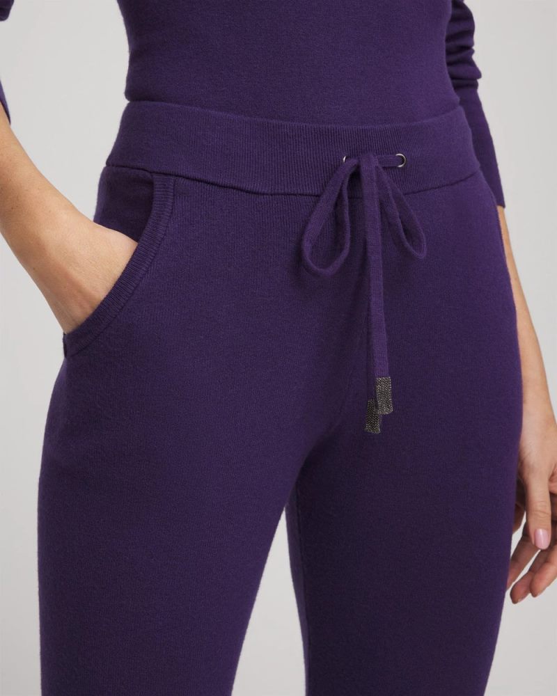 Chicos Zenergy® Luxe Tapered Ankle Pants - PURPLE ELIXIR