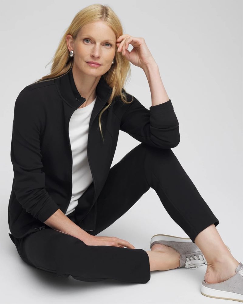 Chicos Zenergy® Convertible Jacket - BLACK