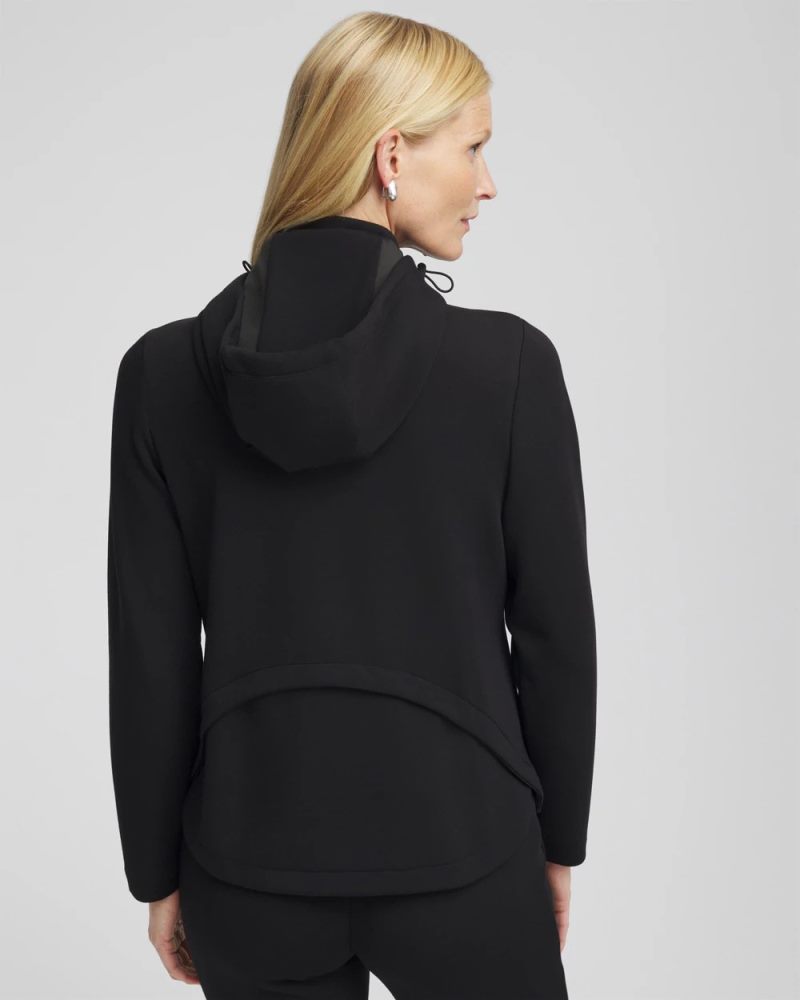 Chicos Zenergy® Convertible Jacket - BLACK