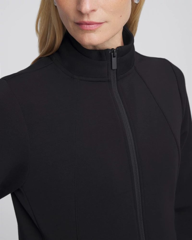 Chicos Zenergy® Convertible Jacket - BLACK