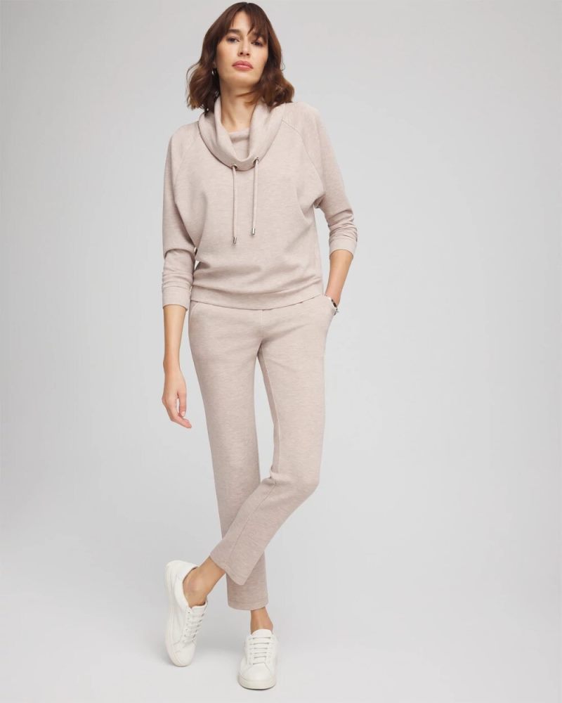 Chicos Zenergy® Heathered Ankle Pants - ZEN HELIUM HEATHER