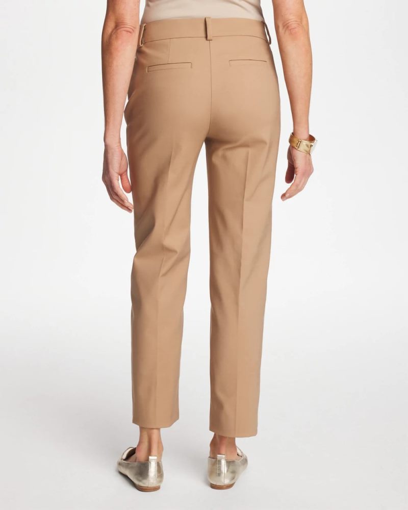 Chicos Emme Slim Ankle Pants - CATTAIL BROWN