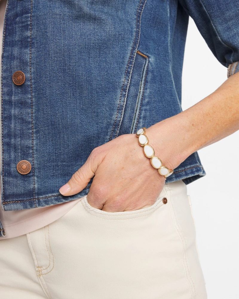 Chicos Pearlescence Stretch Bracelet - PEARL