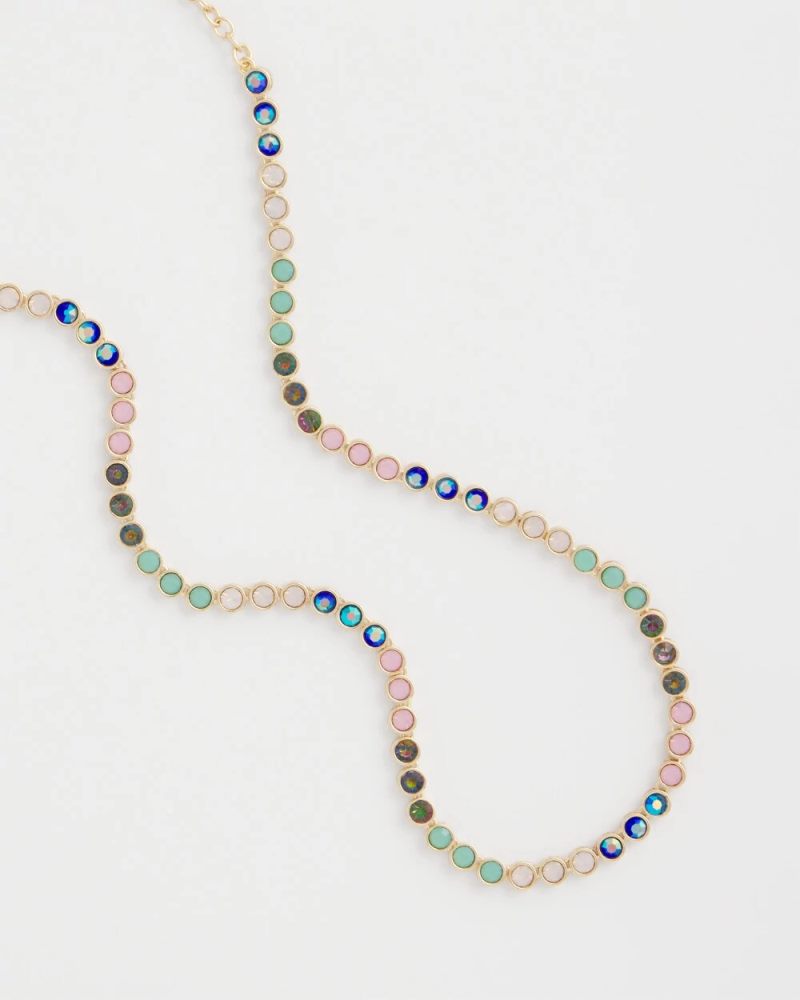 Chicos Tennis Necklace - MULTI