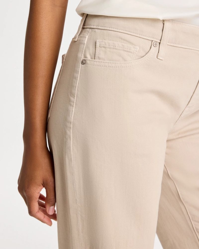 Chicos Boyfriend Relaxed Crop Jeans - SMOKEY TAUPE