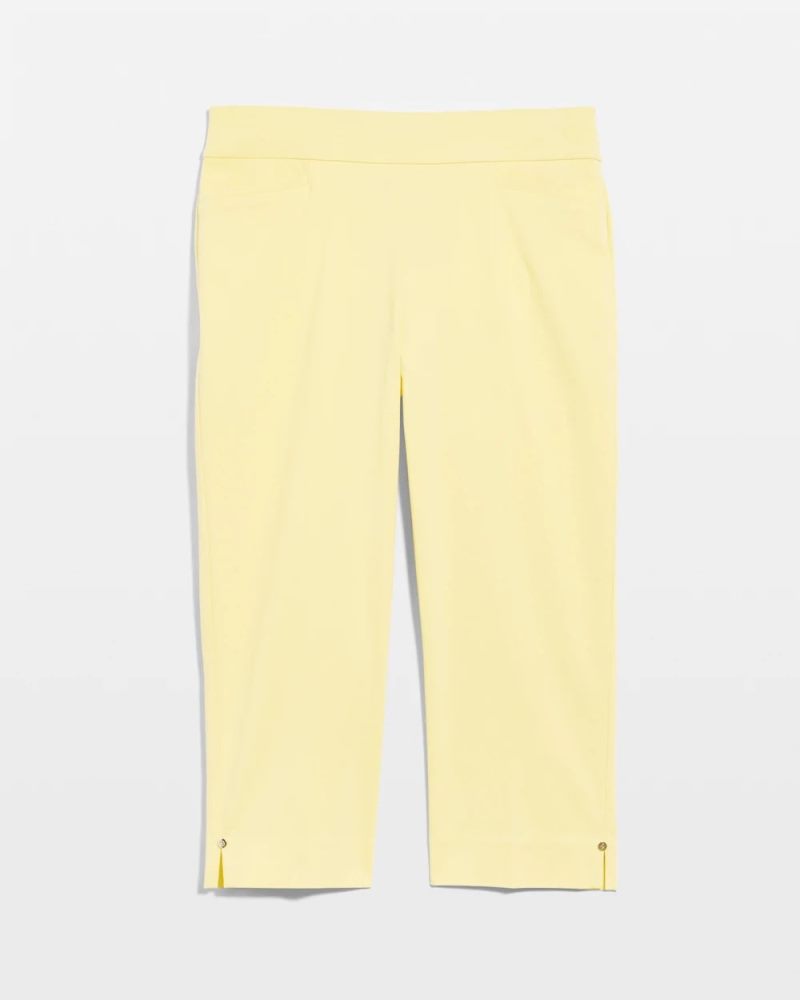Chicos Brigitte™ Slim Rivet Pull-On Capri Pant - GOLDEN HAZE