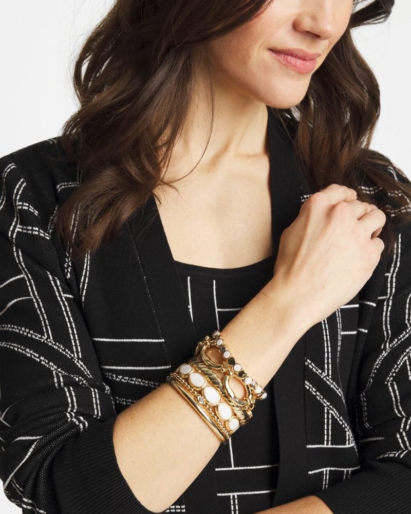 Chicos Open Link Toggle Bracelet - GOLD