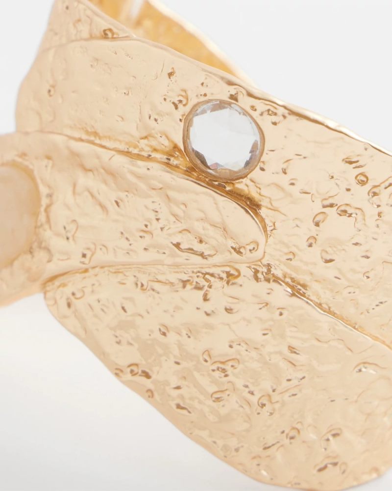 Chicos Molten Goldtone Cuff Bracelet - GOLD