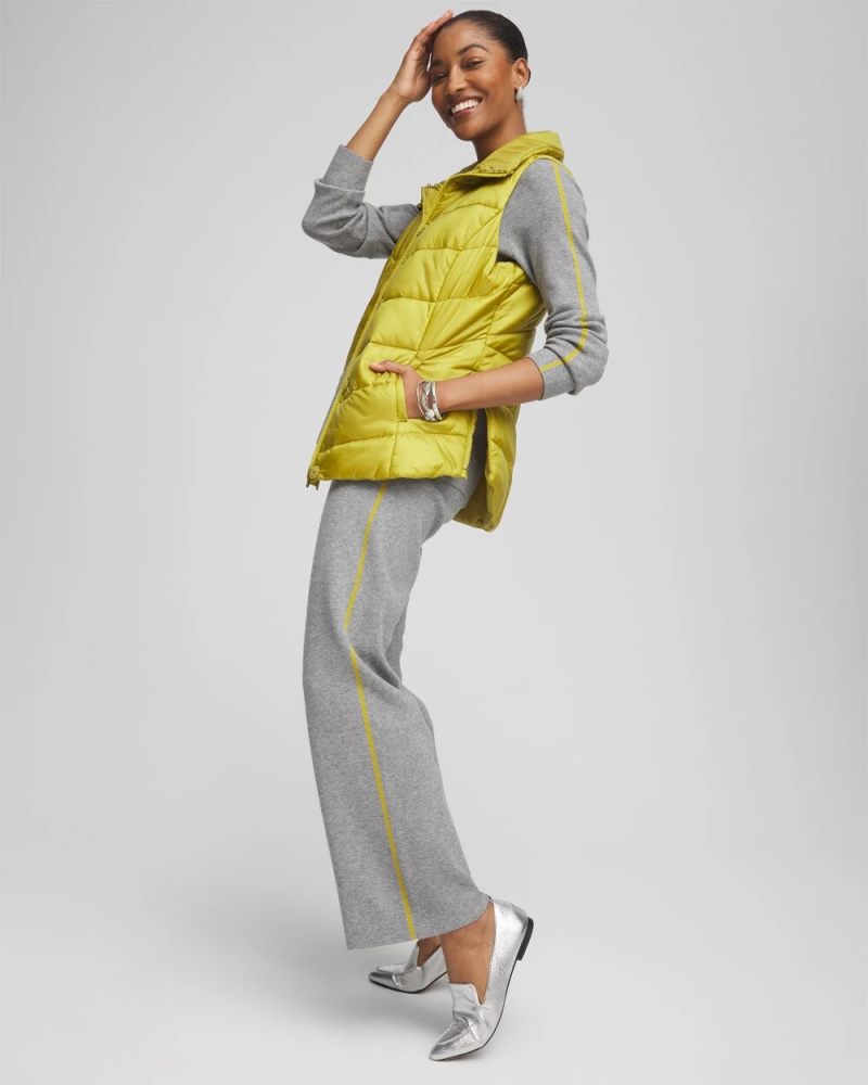 Chicos Zenergy® Quilted Vest - LIME ZEST