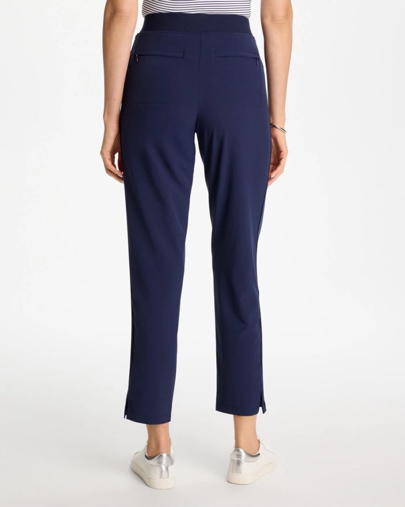 Chicos Zenergy® UPF Rib Mix Ankle Pants - PASSPORT BLUE
