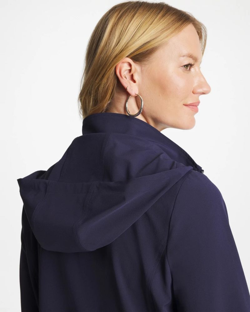 Chicos Zenergy® UPF Zip Front Jacket - PASSPORT BLUE