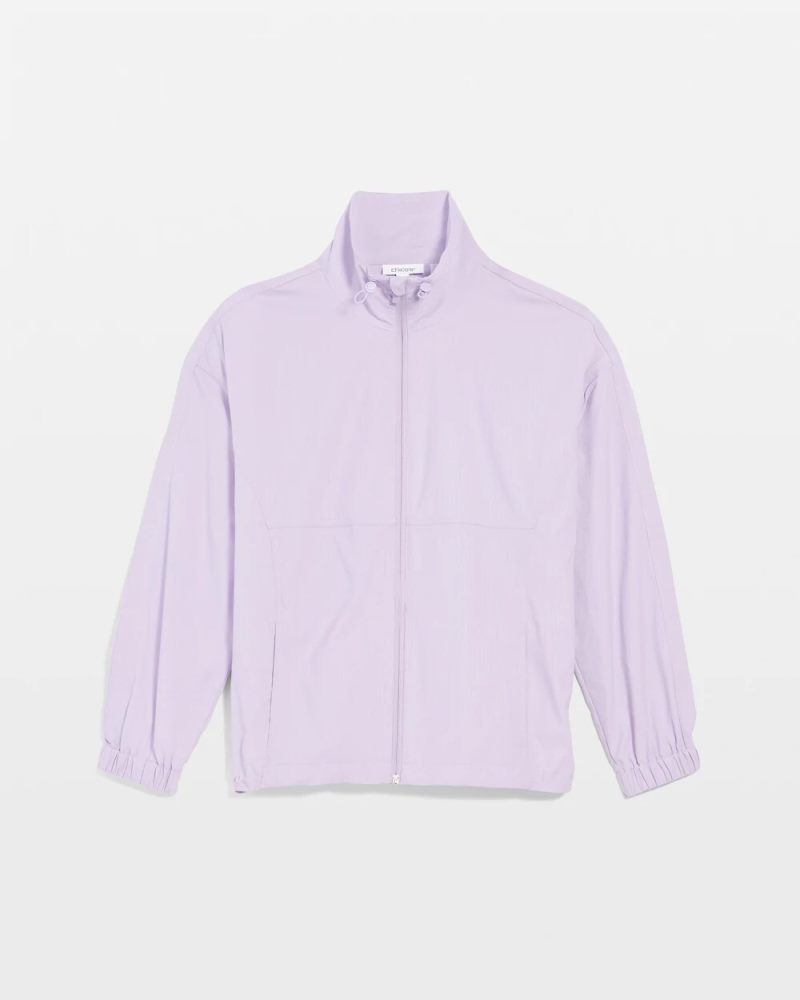 Chicos Zenergy® UPF Striped Jacket - VIOLET AURA