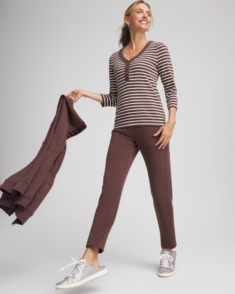 Chicos Zenergy® Soft Ankle Pants - ESPRESSO