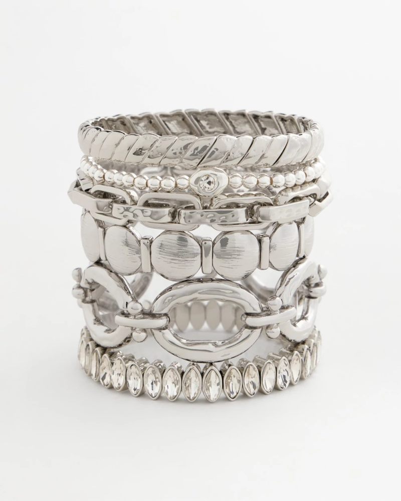 Chicos Open Link Toggle Bracelet - SILVER