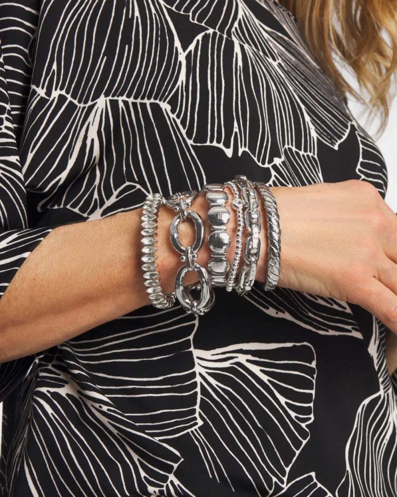 Chicos Open Link Toggle Bracelet - SILVER