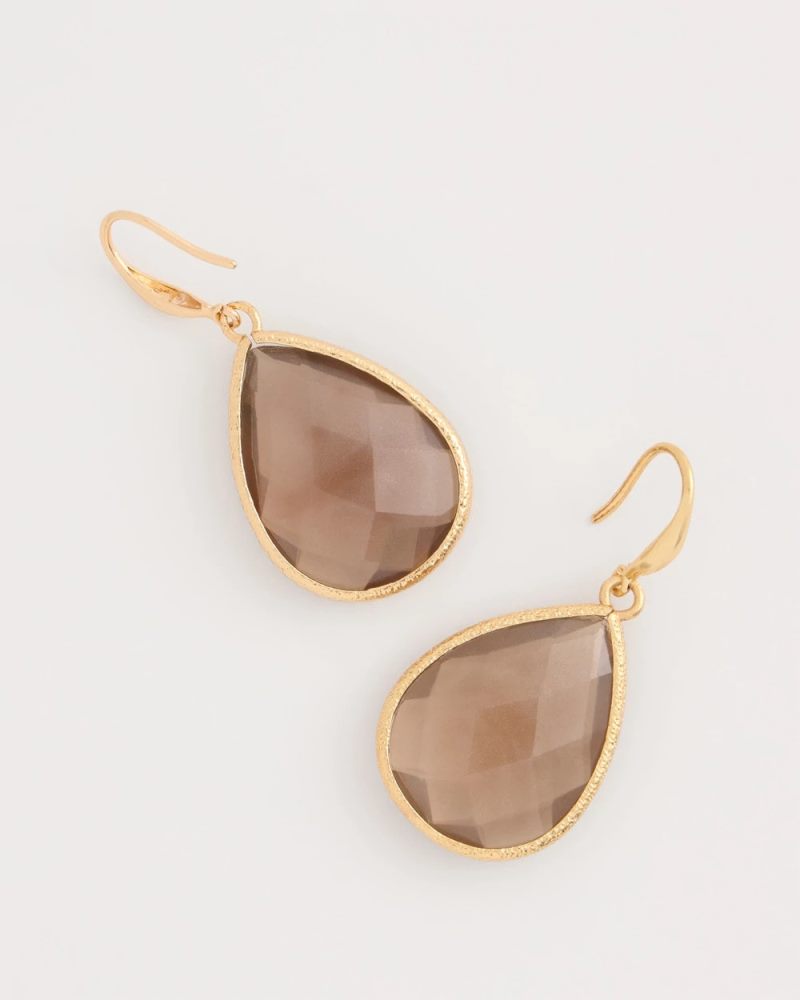 Chicos Neutral Teardrop Earrings - NEUTRAL