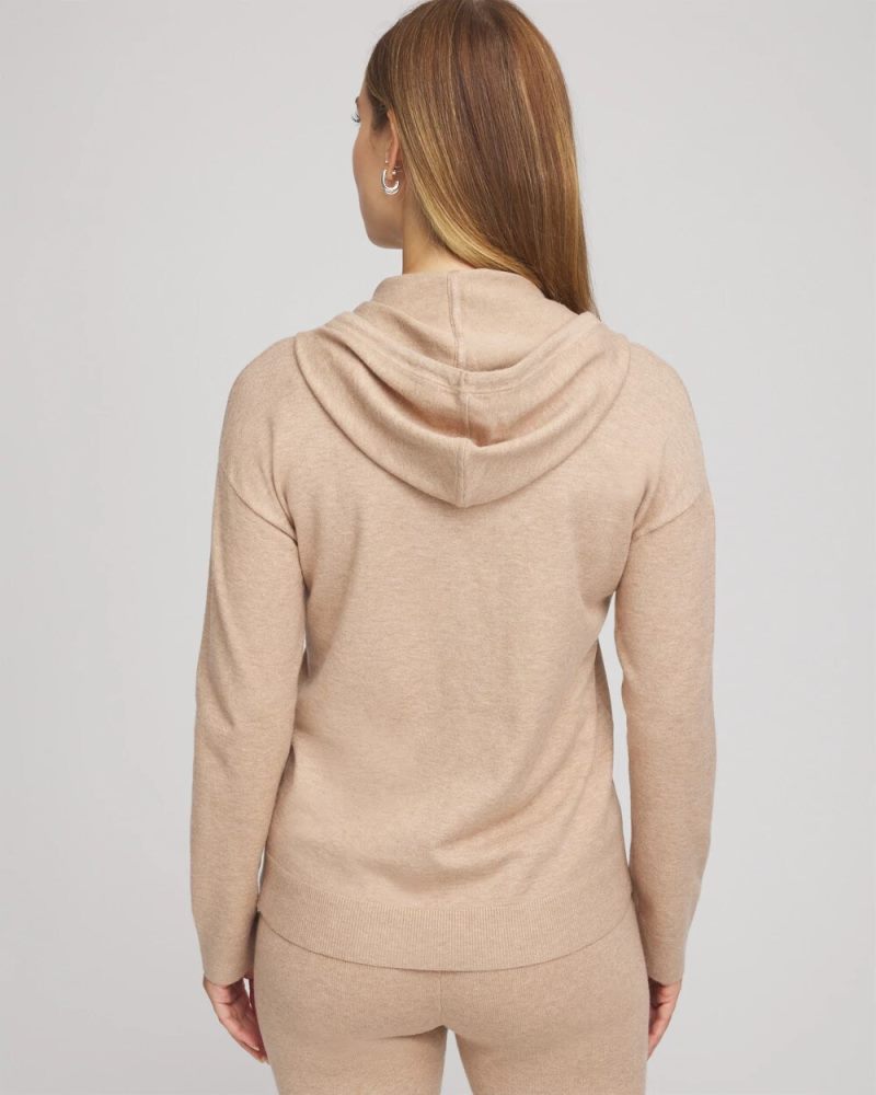Chicos Zenergy® Luxe Embroidered Pullover Sweater - CHAMPAGNE FIZZ
