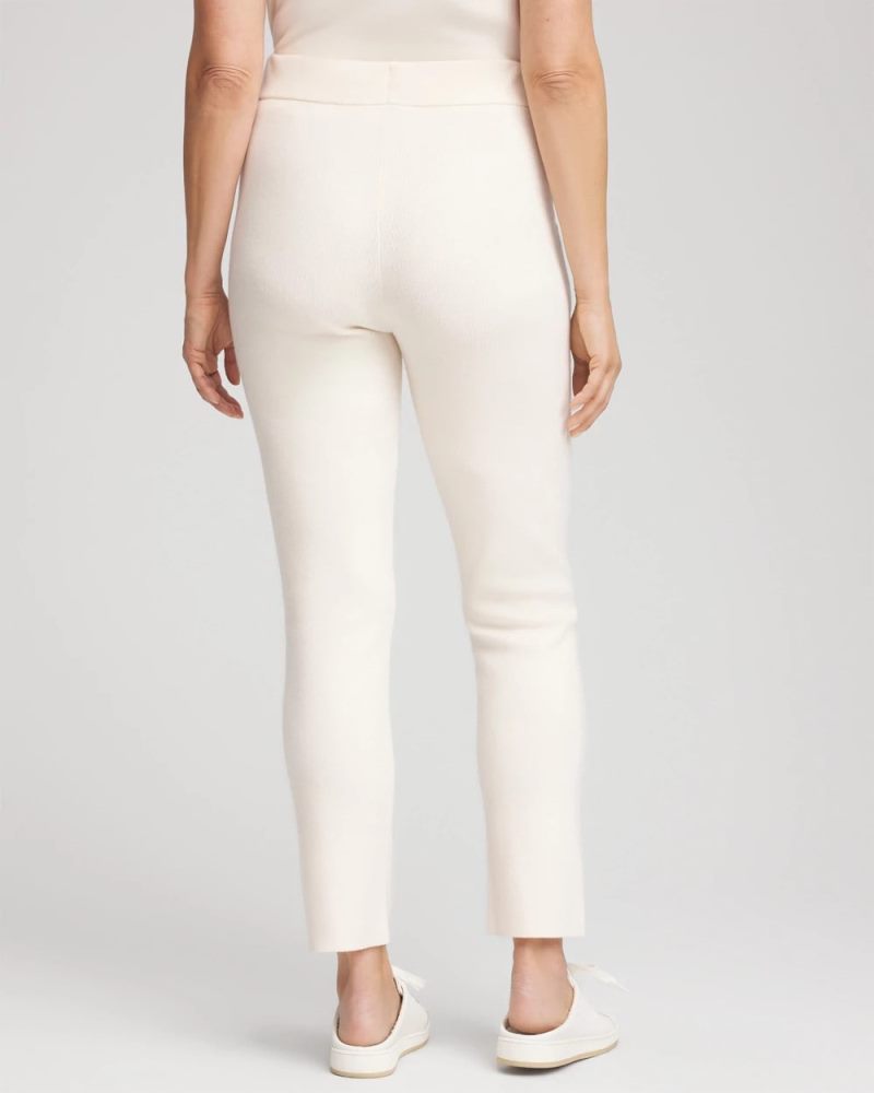 Chicos Zenergy® Luxe Tapered Ankle Pants - ENGLISH CREAM