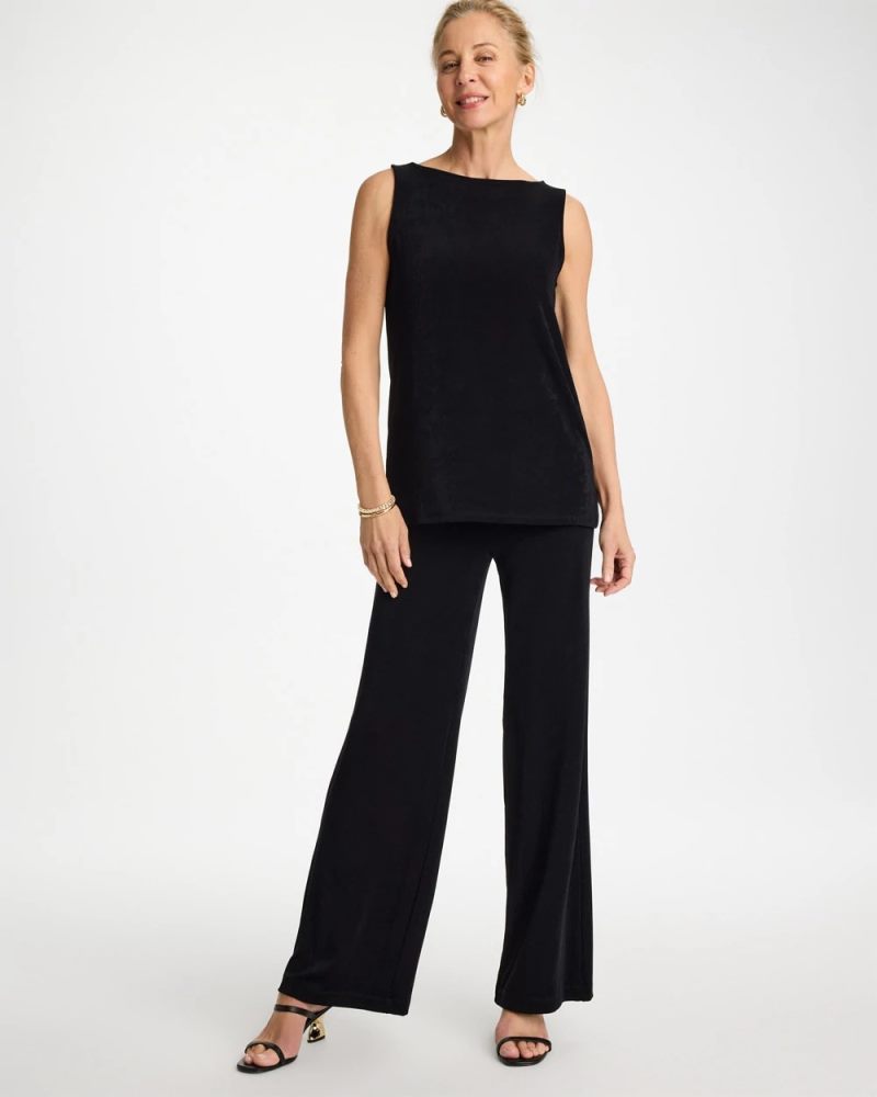 Chicos Travelers™ Wide-Leg Pocket Pants - TRAVELERS BLACK