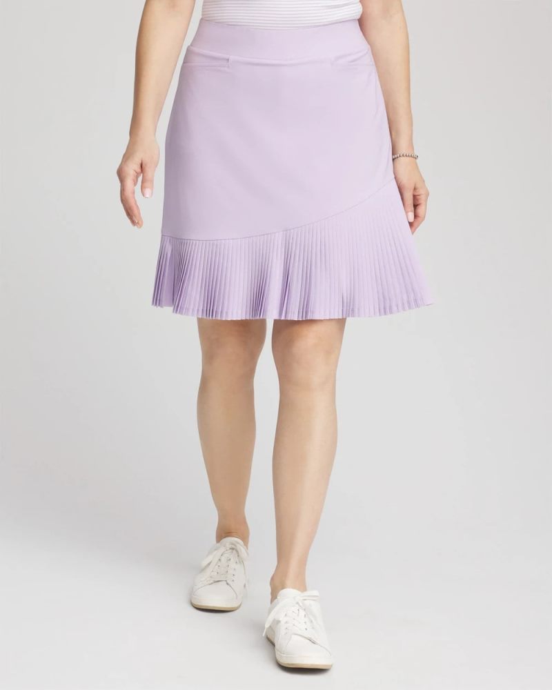 Chicos Zenergy® UPF Pleated Skort - VIOLET AURA
