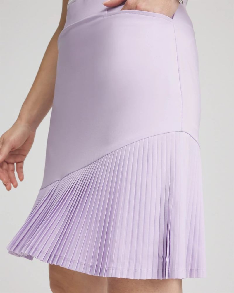 Chicos Zenergy® UPF Pleated Skort - VIOLET AURA