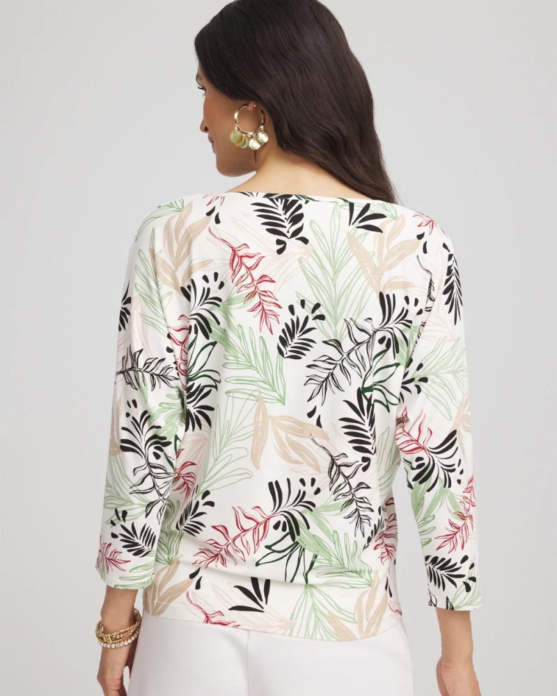 Chicos Touch of Cool™ Tapered Top - ECRU