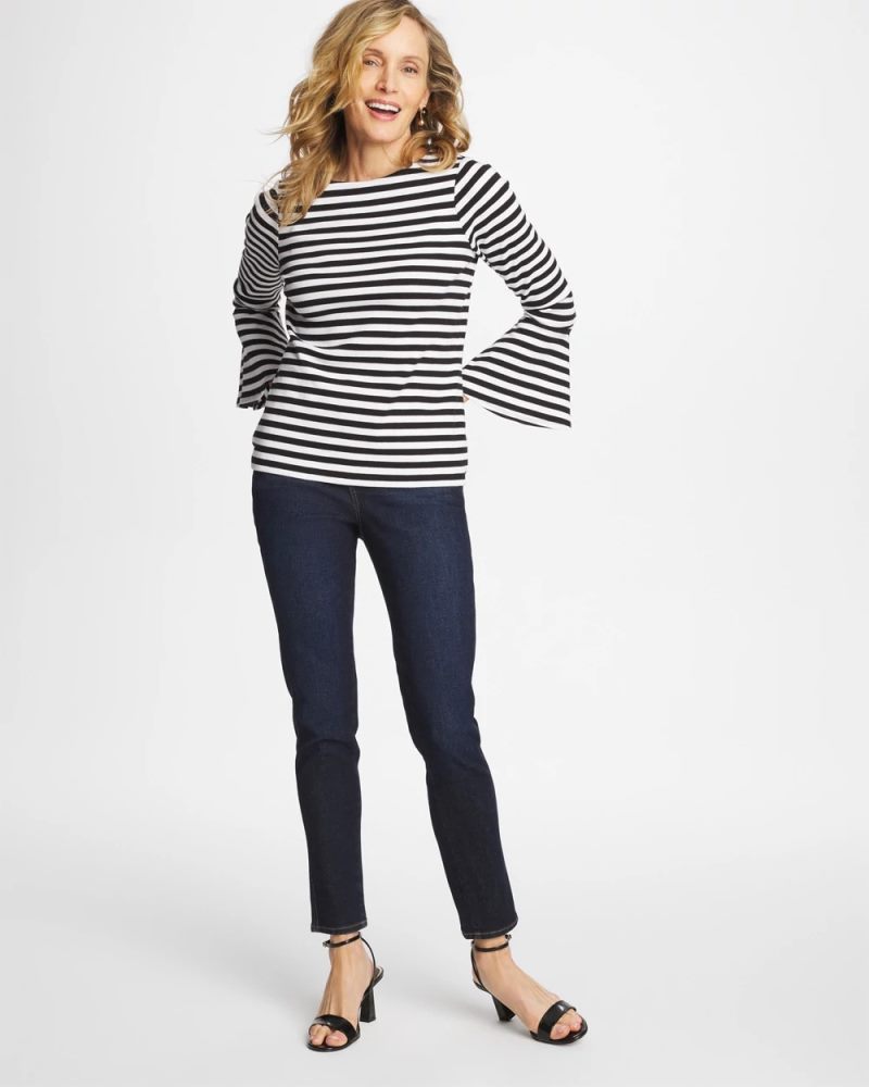 Chicos Skinny Ankle Jeans - SCARLET OAK INDIGO