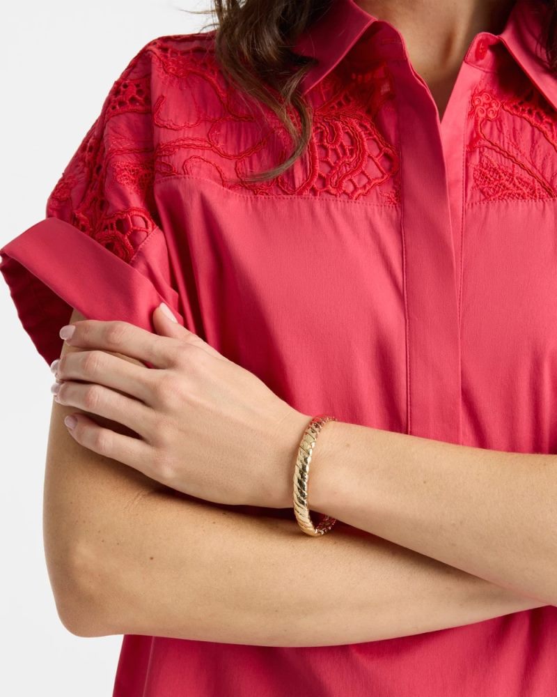 Chicos Thin Twist Stretch Bracelet - GOLD