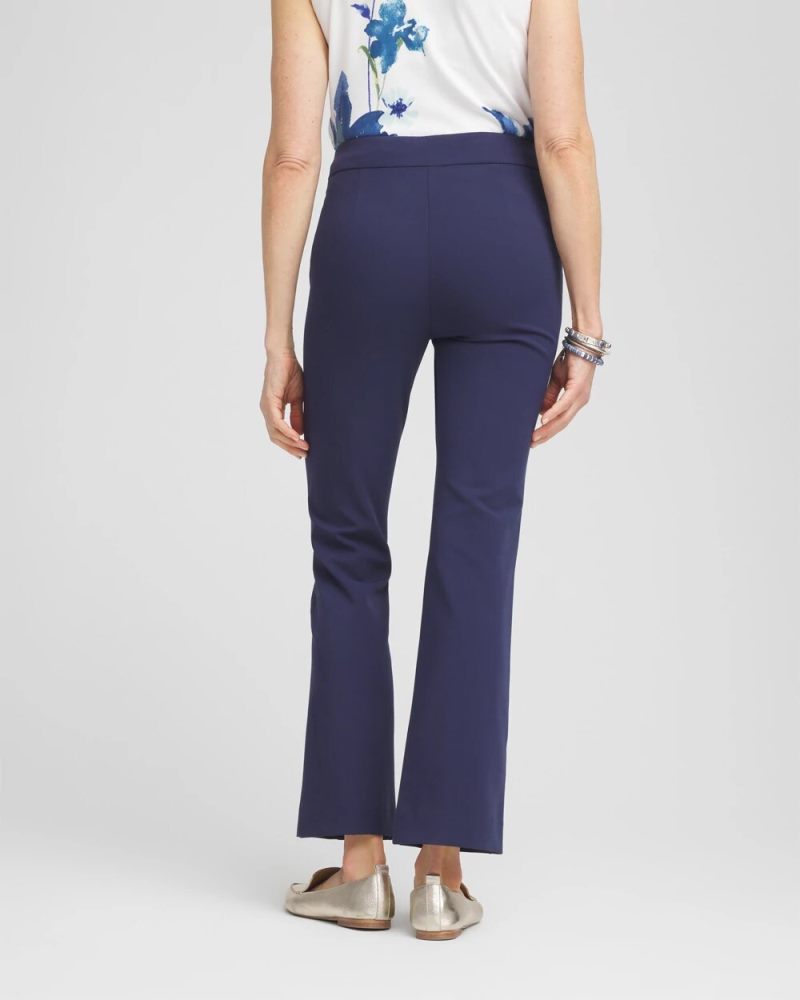 Chicos Lightweight Juliet Kick Flare Pants - PASSPORT BLUE