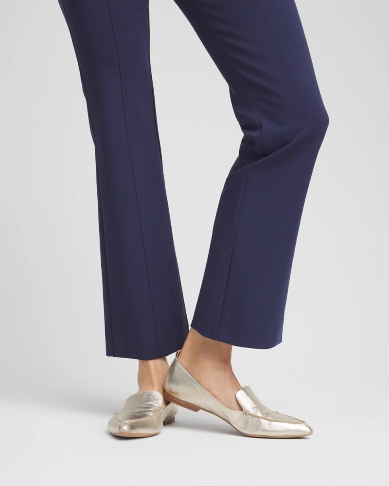 Chicos Lightweight Juliet Kick Flare Pants - PASSPORT BLUE