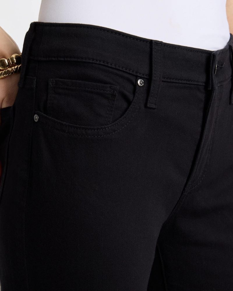 Chicos Girlfriend Slim Full-Length Jeans - BLACK