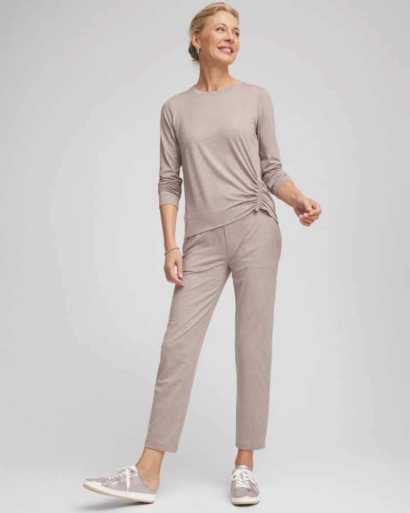Chicos Zenergy® Cloud Asymmetrical Top - ROCKY MOUNTAIN