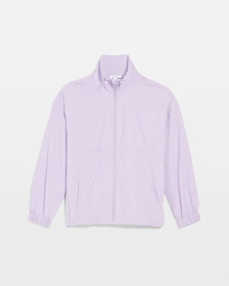 Chicos Zenergy® UPF Striped Jacket - VIOLET AURA
