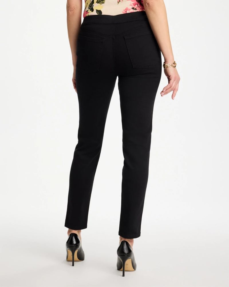Chicos Modern Pull-On Ankle Jeggings - BLACK