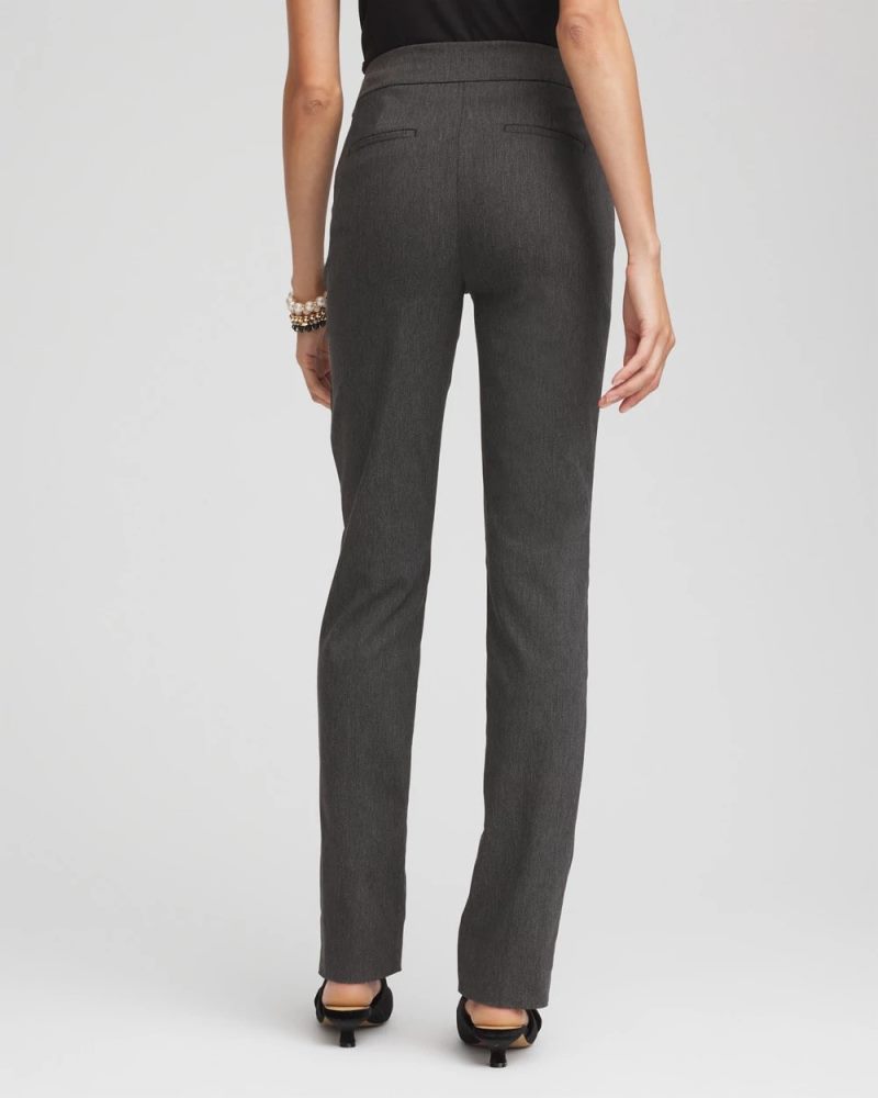 Chicos Brigitte™ Slim Full-Length Pants - GRAPHITE HEATHER GRAY