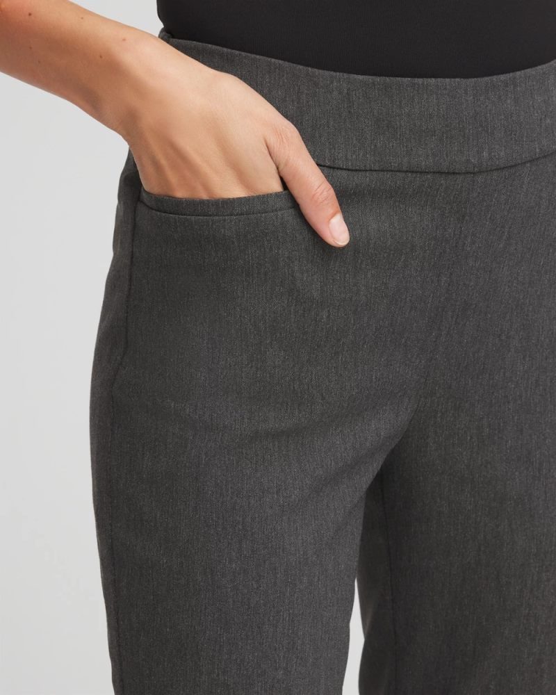 Chicos Brigitte™ Slim Full-Length Pants - GRAPHITE HEATHER GRAY